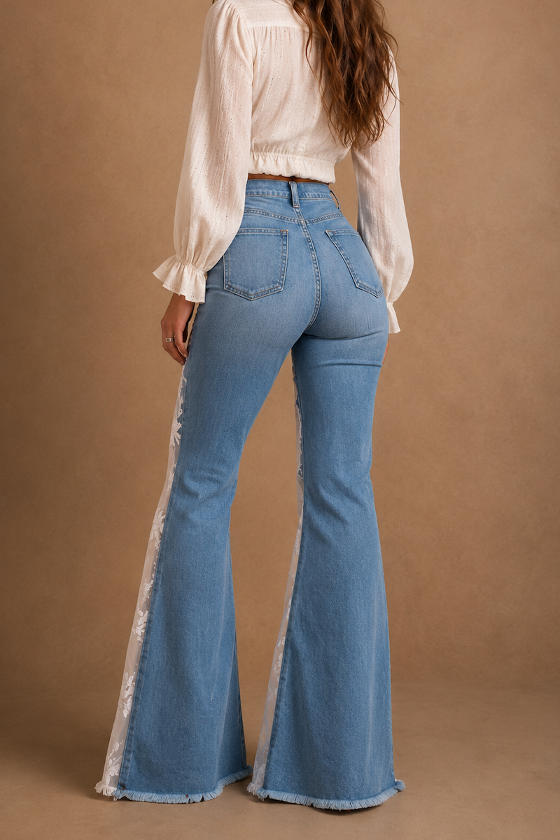 Blue Dahlia Lace Jean GJG DENIM