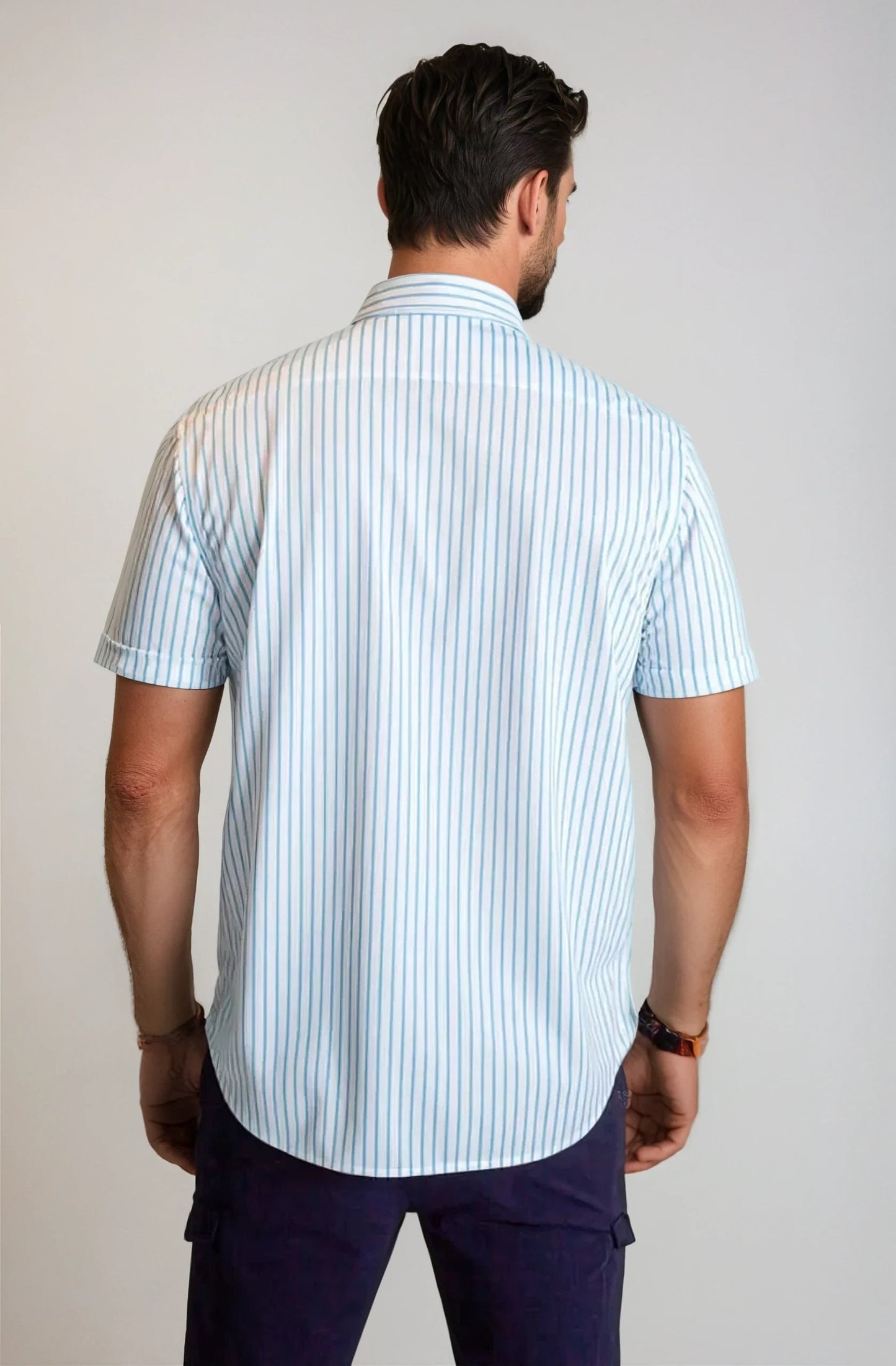 Corsica Stripe Short Sleeve Tech Shirt Buki