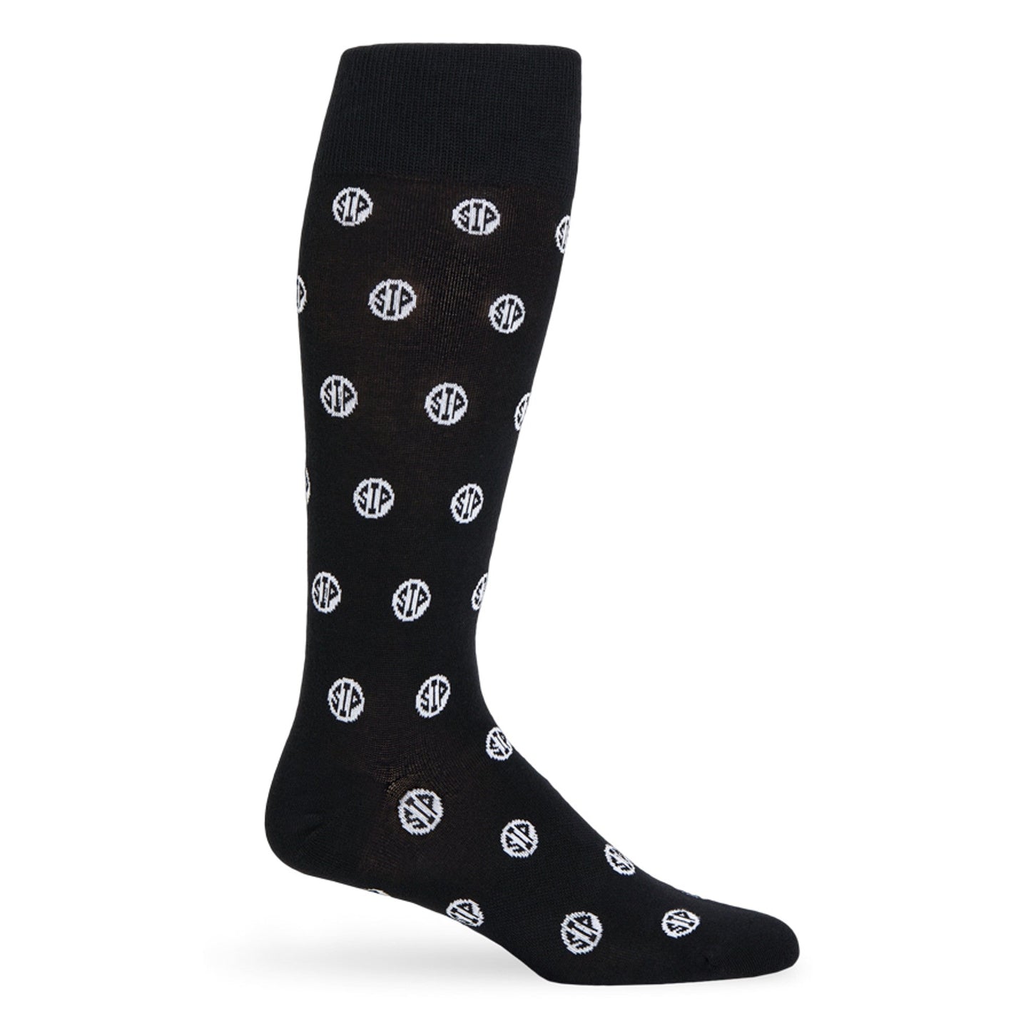 Black Sip Dots Dress Socks DeadSoxy