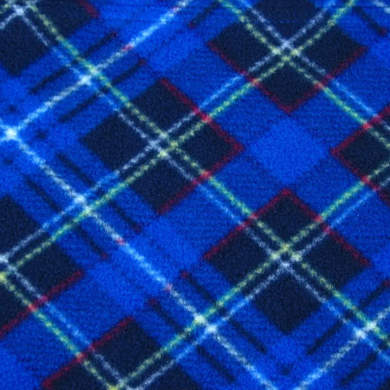 Polar Feet Fleece Tabi Socks - Blue Argyle Polar Feet® LLC