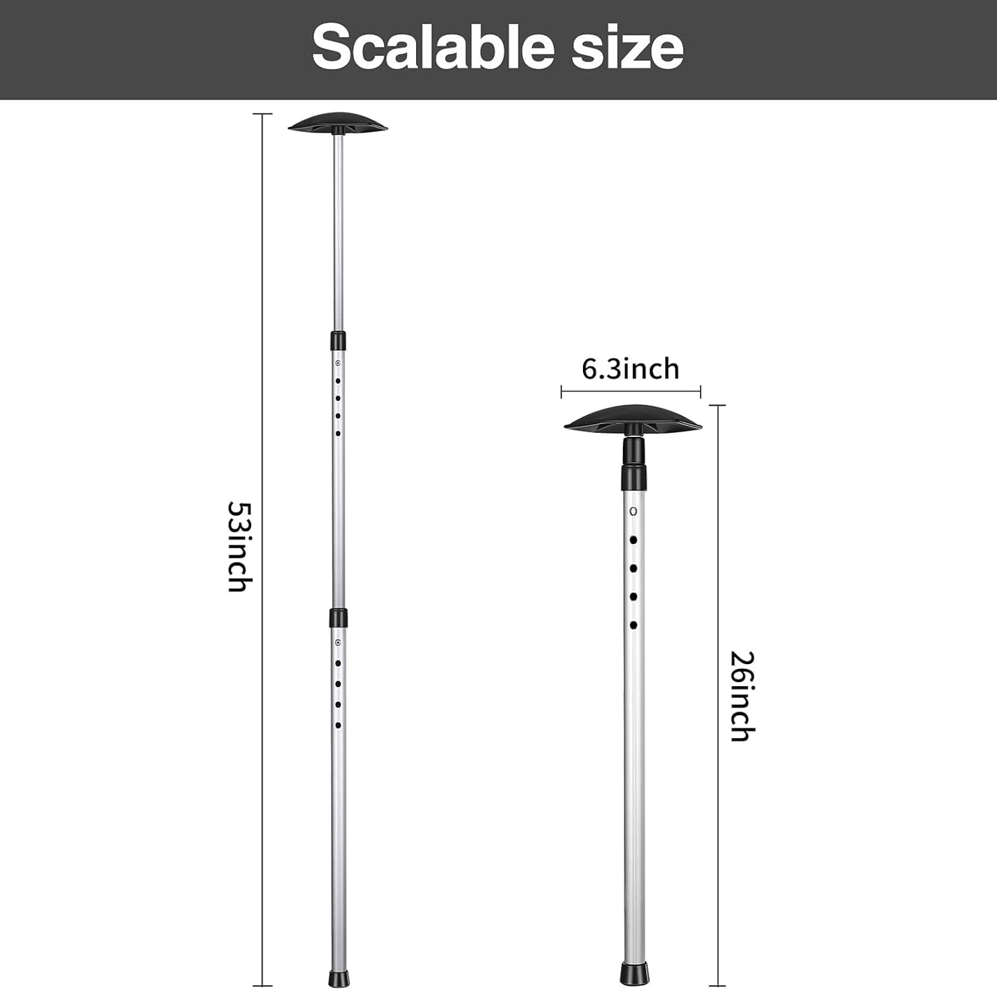 Golf Travel Bag Support Rod,Golf Stiff Arm,Travel Golf Bag Support Rod,Golf Club Protector for Travel Bag,Stiff Arm Golf Club Protector,Club Glove Stiff Arm,Golf Travel Bag Support Pole
