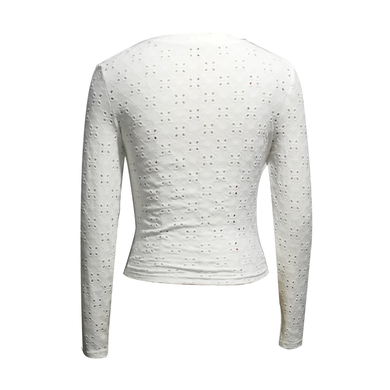Women’s Hollow Out V-Neck Long Sleeve Top FitiqueFit