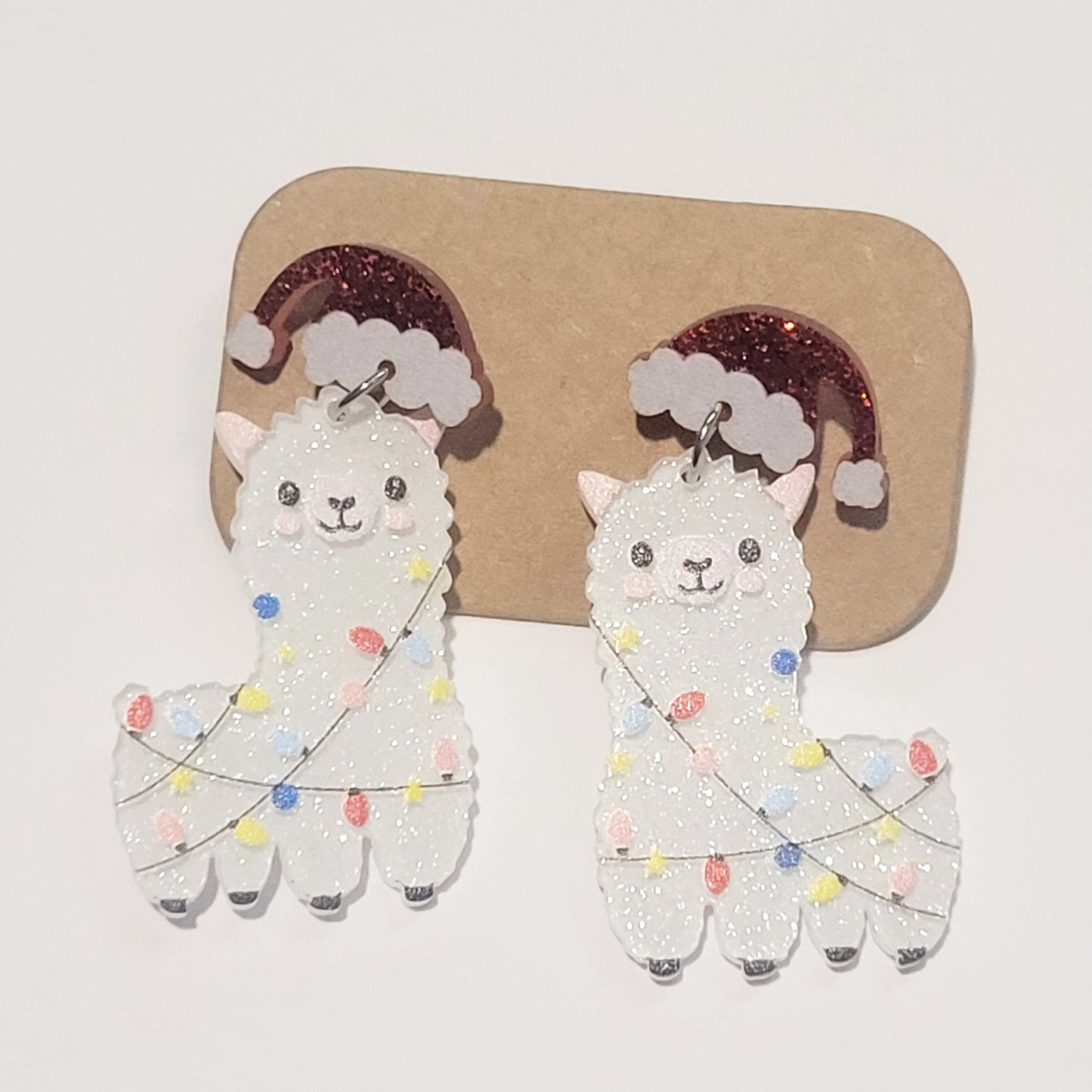 Christmas Alpaca Earrings Purely Alpaca