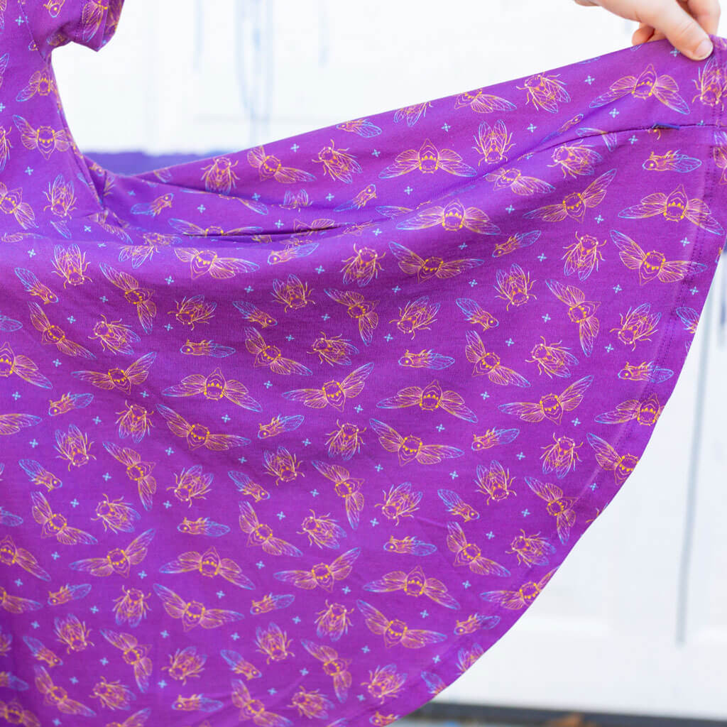 "Emergence" Cicadas Super Twirler Dress with Pockets Princess Awesome & Boy Wonder