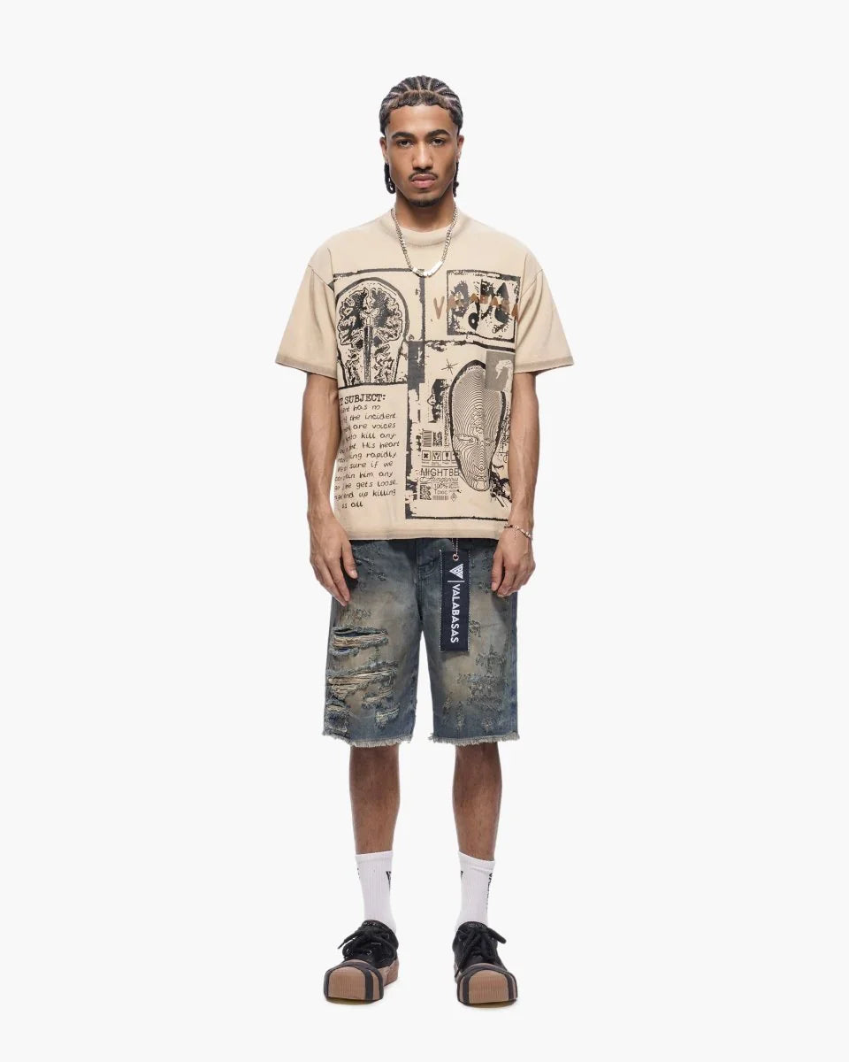 Valabasas Clipped Jorts - Dirty Washed Denim Exchange