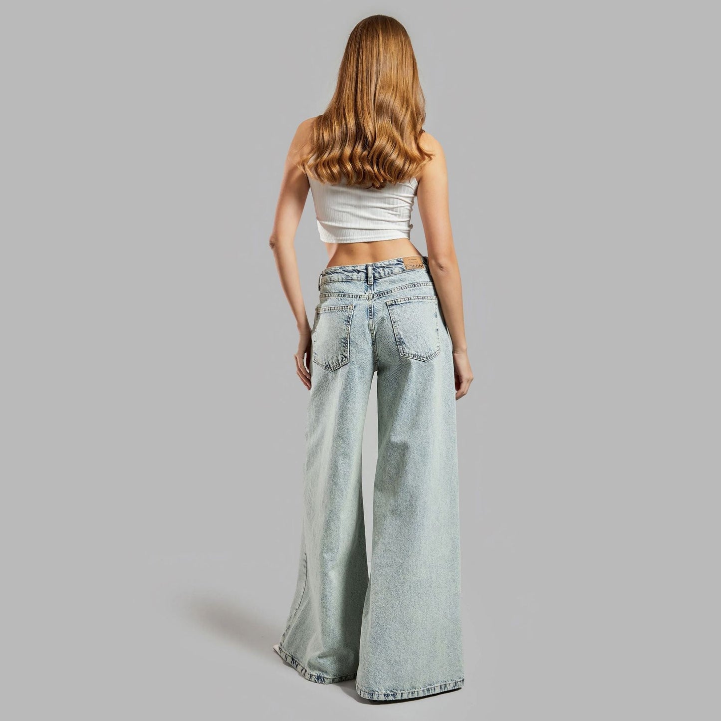 Street Lace Stitching Skinny Jeans See size chart under “more details” The Fashion Celestial