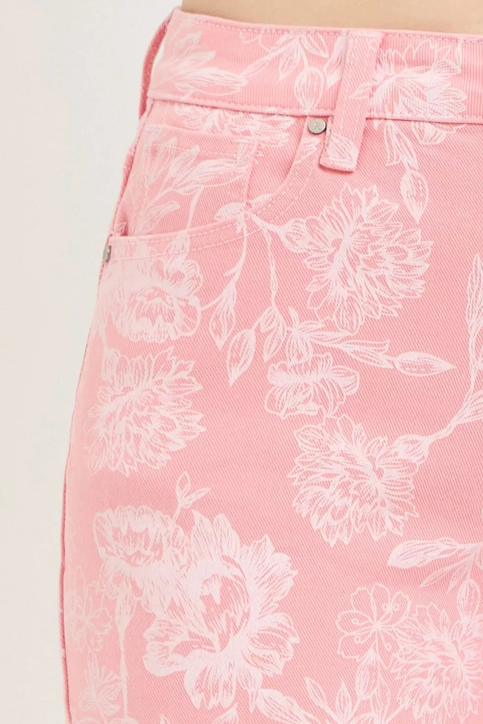 RISEN High Rise Printed Shorts New Era Fashion LLc