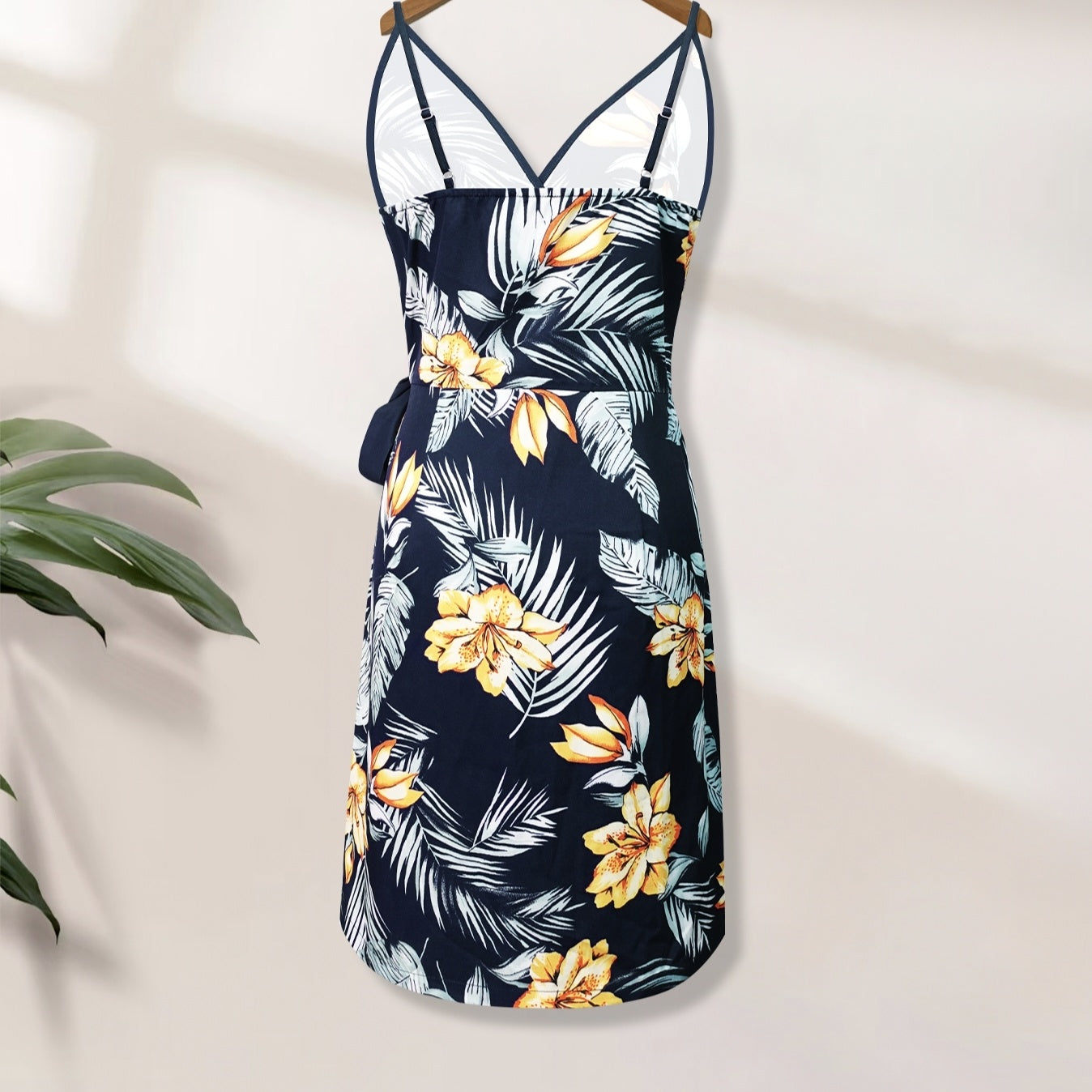 Ladies' Fashionable And Versatile Vacation Style Off Shoulder Lace Up Dress FitiqueFit