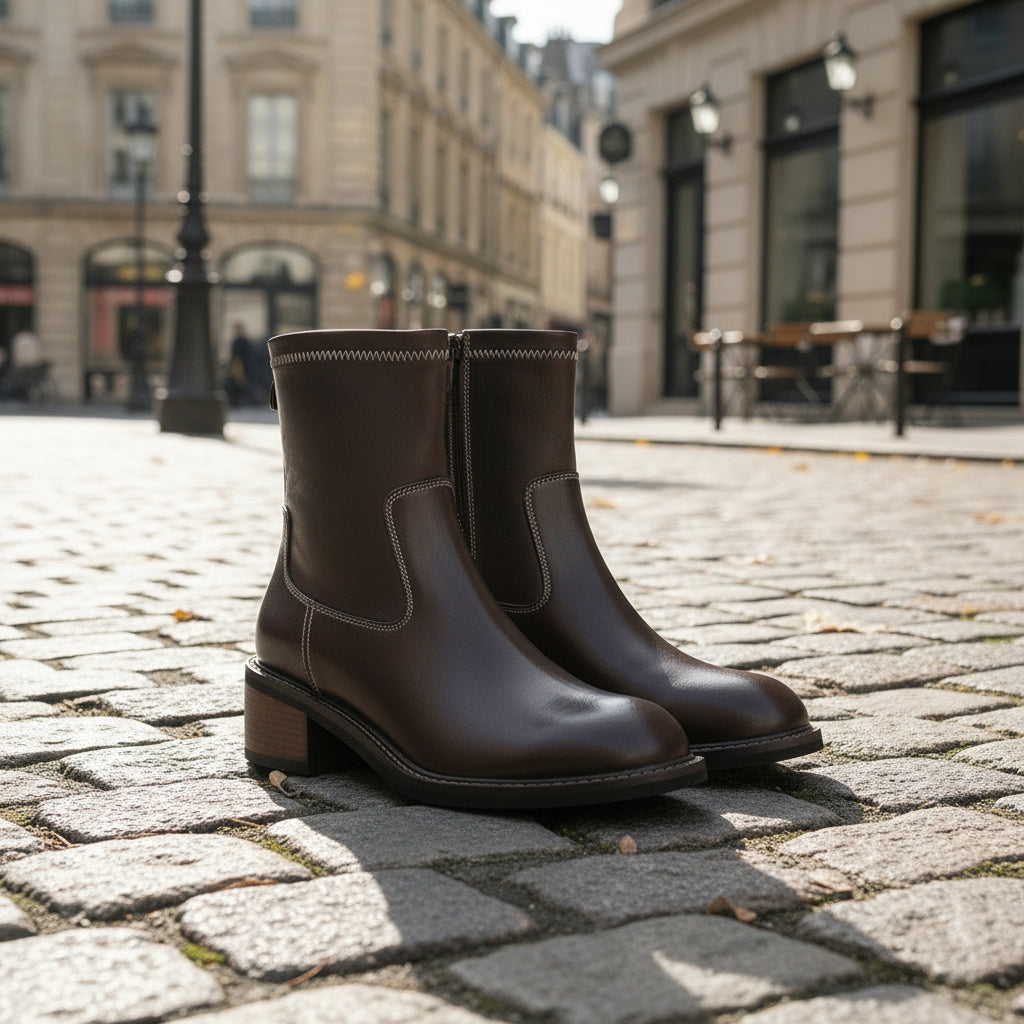 Women’s Mid-Heel Martin Boots FitiqueFit