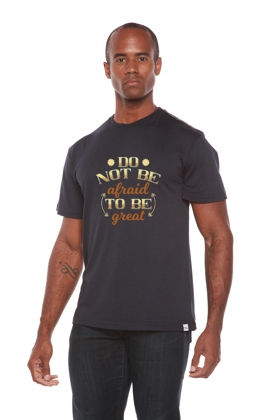 Do Not Be To Be Men's Bamboo Viscose/Organic Cotton Short Sleeve Graphic T-Shirt Spun Bamboo