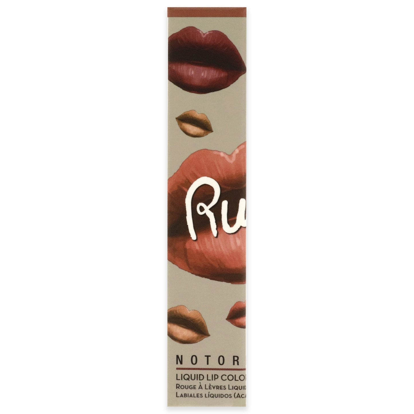 Notorious Rich Long Liquid Lip Color - Obscene Gesture by Rude Cosmetics for Women - 0.1 oz Lip Color New Era Fashion LLc