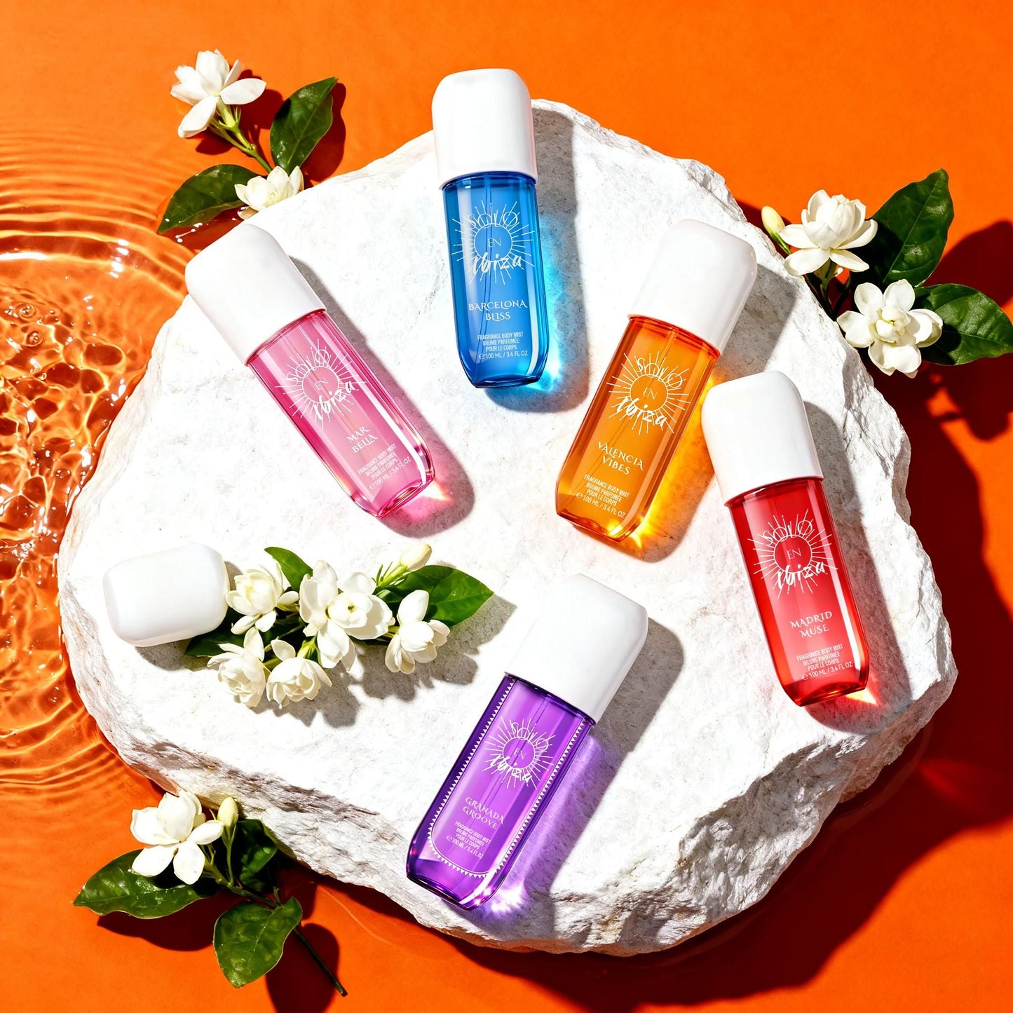 5-Piece Women's Hair & Body Perfume Spray Gift Set (5x3.4 Oz) - 5 Long-Lasting Sweet & Fresh Scents, Perfect Holiday & Date Gift New Era Fashion LLc
