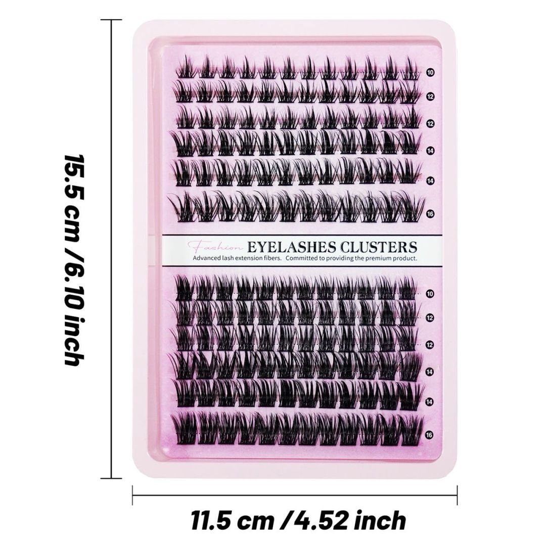 Premium Segmented Self-Grafting False Eyelash Extension Kit - Includes Glue & Tweezers for Stunning Natural Looks. New Era Fashion LLc