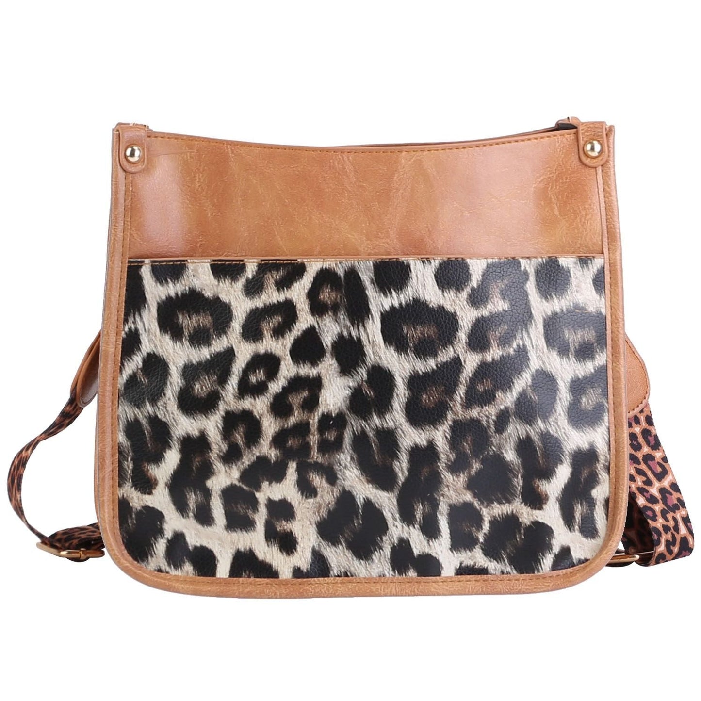 Women Fashion Leather Crossbody Bag Shoulder Bag Casual Handbag with Flexible Wearing Styles Adjustable Guitar Strap New Era Fashion LLc
