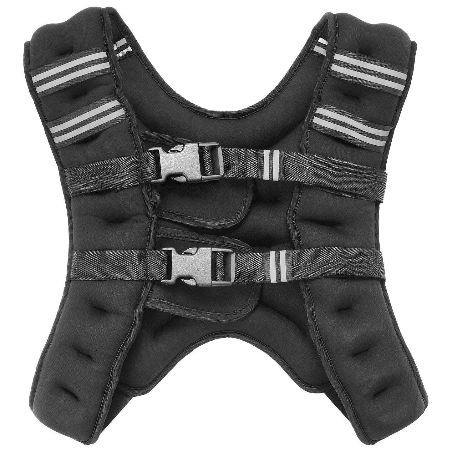Weighted Vest, 16 lbs Weight Vest with Reflective Stripe, Adjustable Buckle Body Weight Vest for Men Women, Workout Equipment for Strength Training, Running, Jogging, Fitness, and Weight Loss New Era Fashion LLc