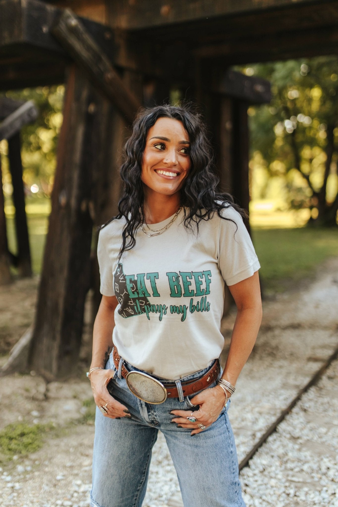 Eat Beef It Pays My Bills Graphic Tee Wild Junkie