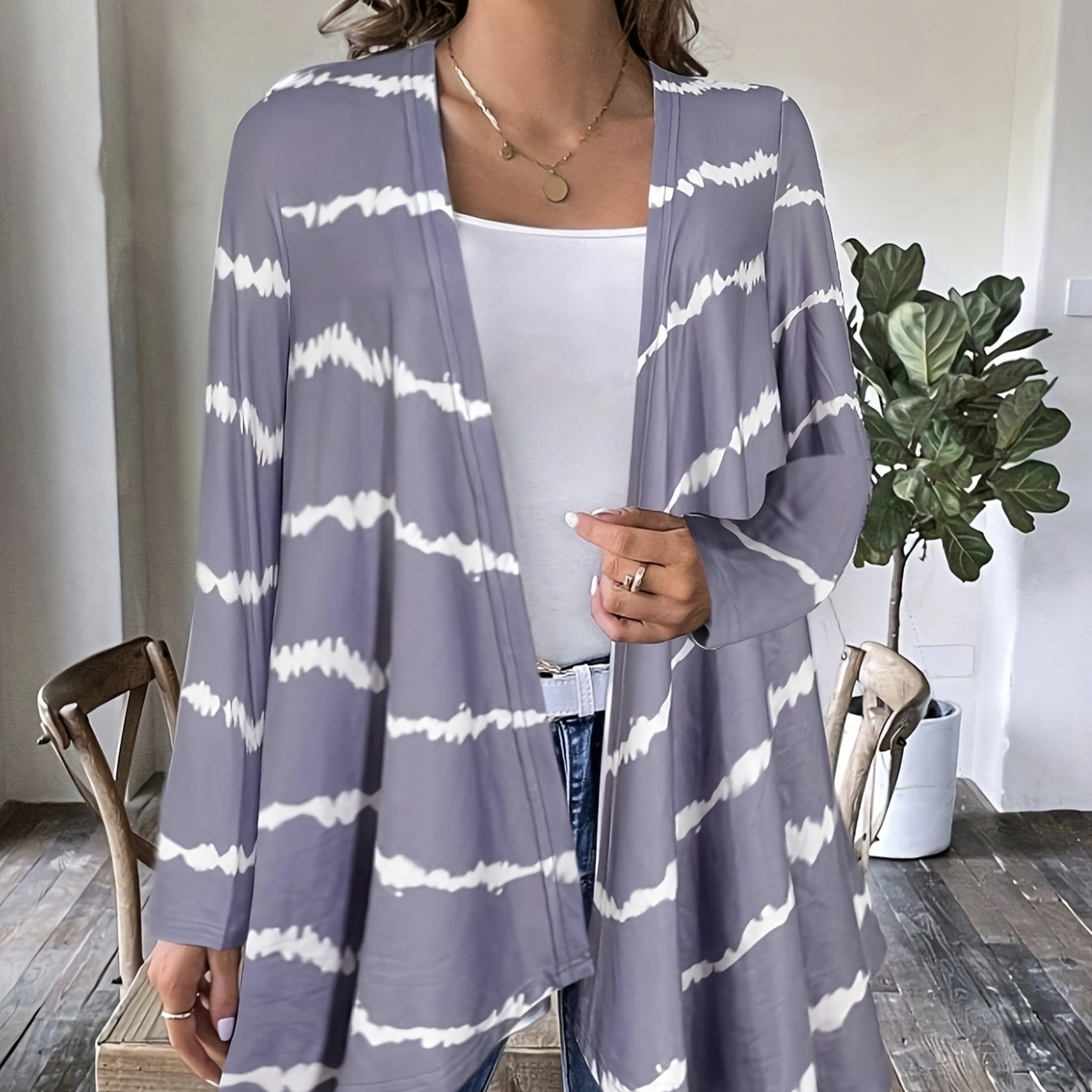 Women’s Printed Open Jacket FitiqueFit