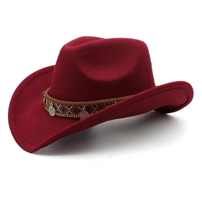 Western Charm Woolen Cowgirl Hat Country in My Heart