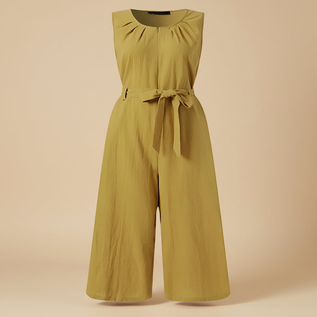 Women's Solid-Color Mid-Rise Full-Length Cotton Trousers FitiqueFit