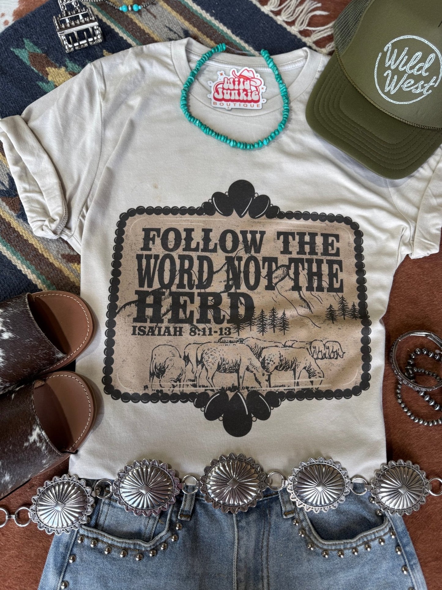 Follow The Word Not The Herd Graphic Tee Wild Junkie