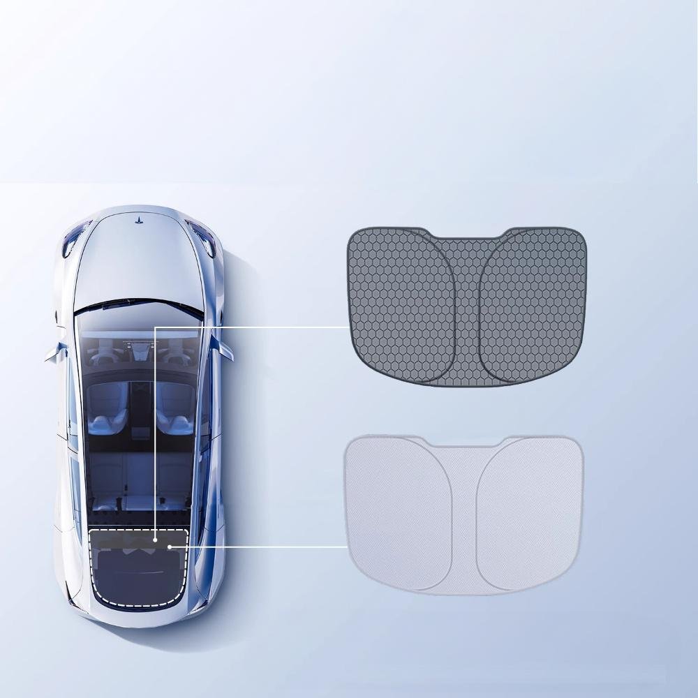 Graphene Rear Windshield Sunshade for Tesla Model 3 Highland / Model Y Juniper Tesery Official Store