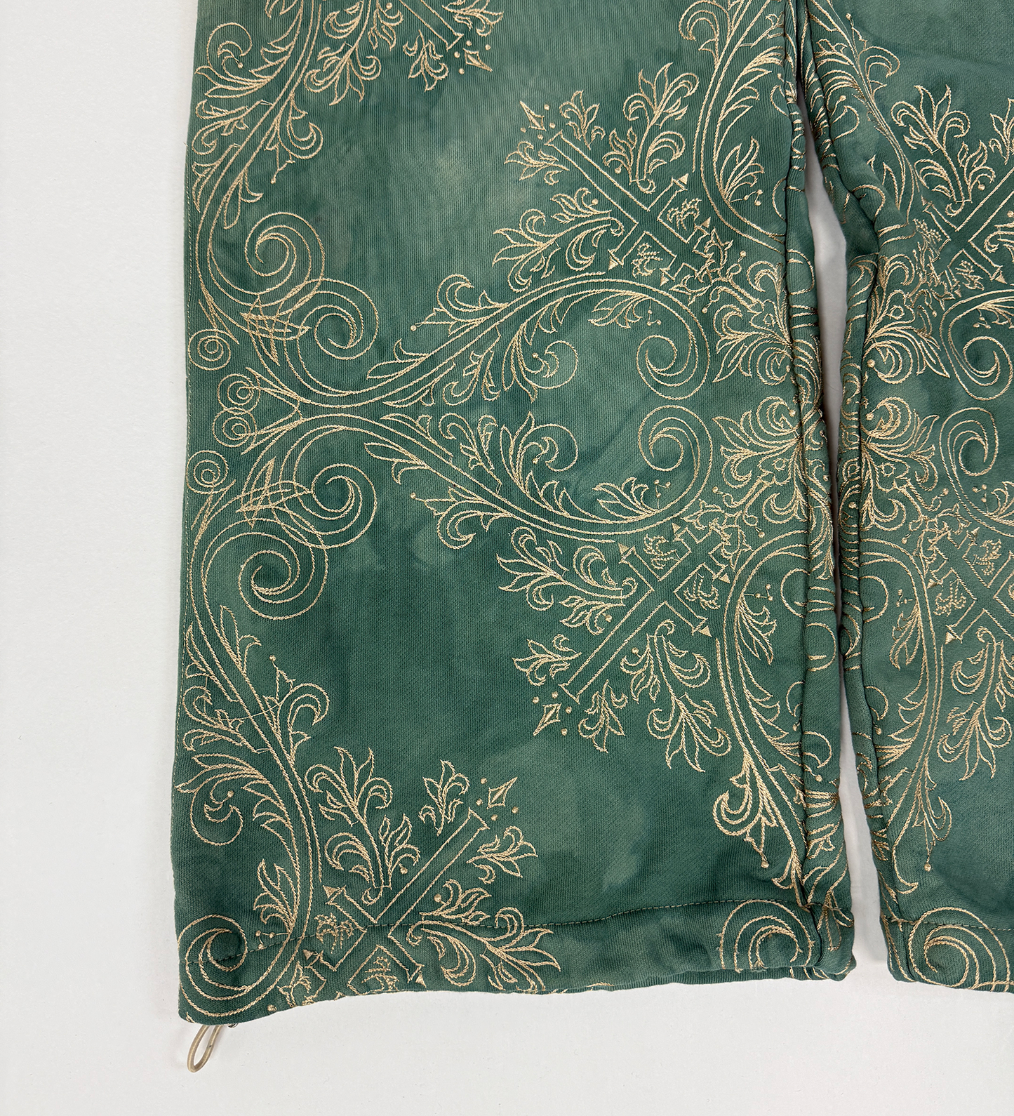 TRANCE SWEATPANTS (GREEN & GOLD) Jakischrist