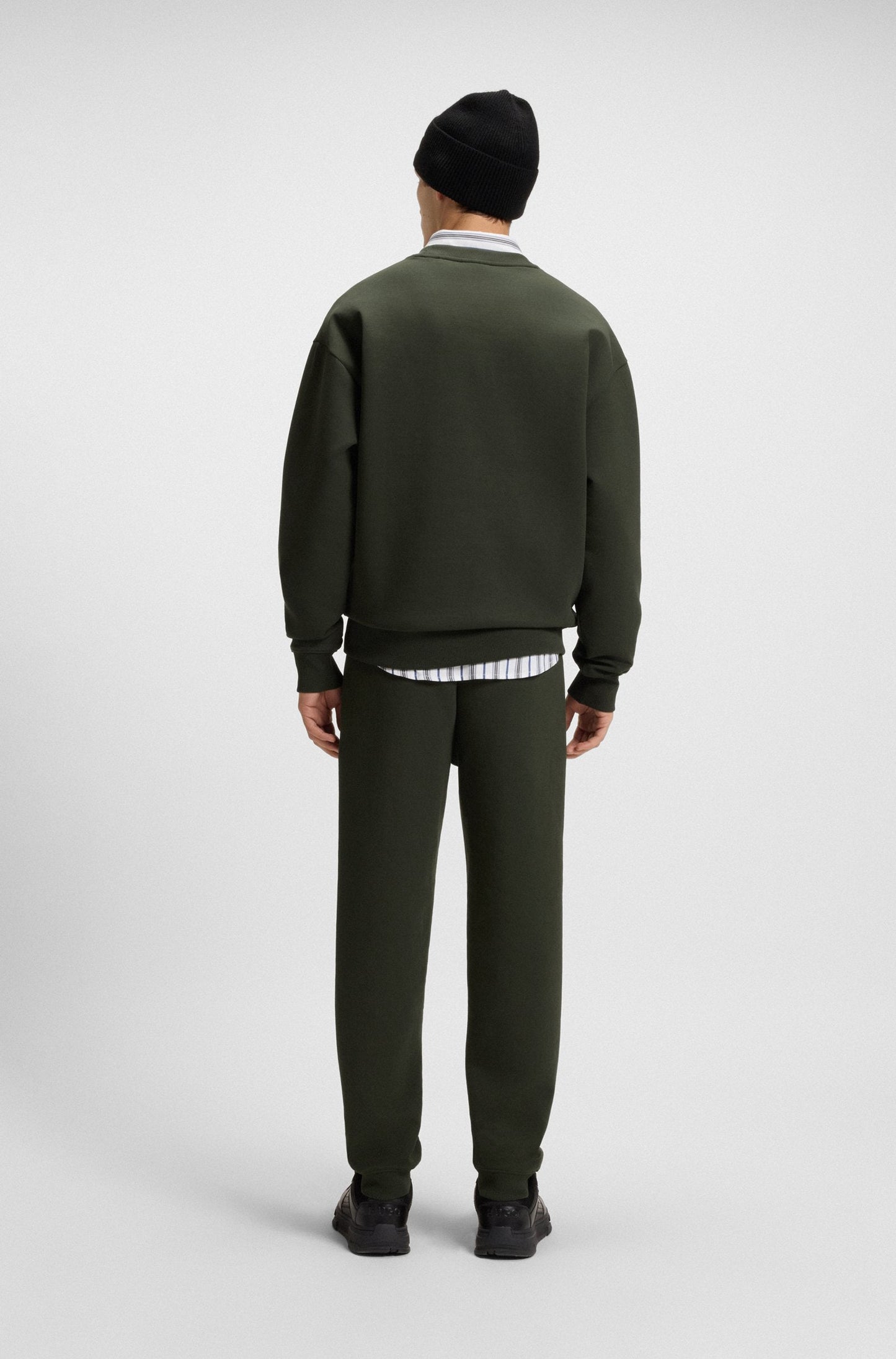 Hugo Boss Dettil Crewneck - Olive Denim Exchange