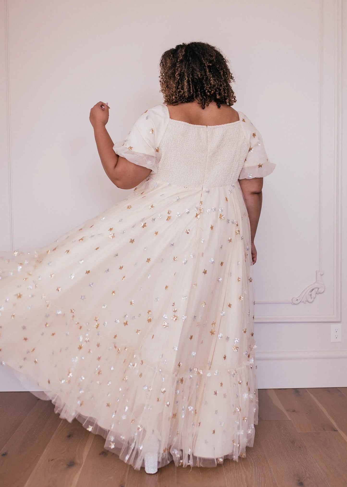 Wendy Dress Cream Star JessaKae