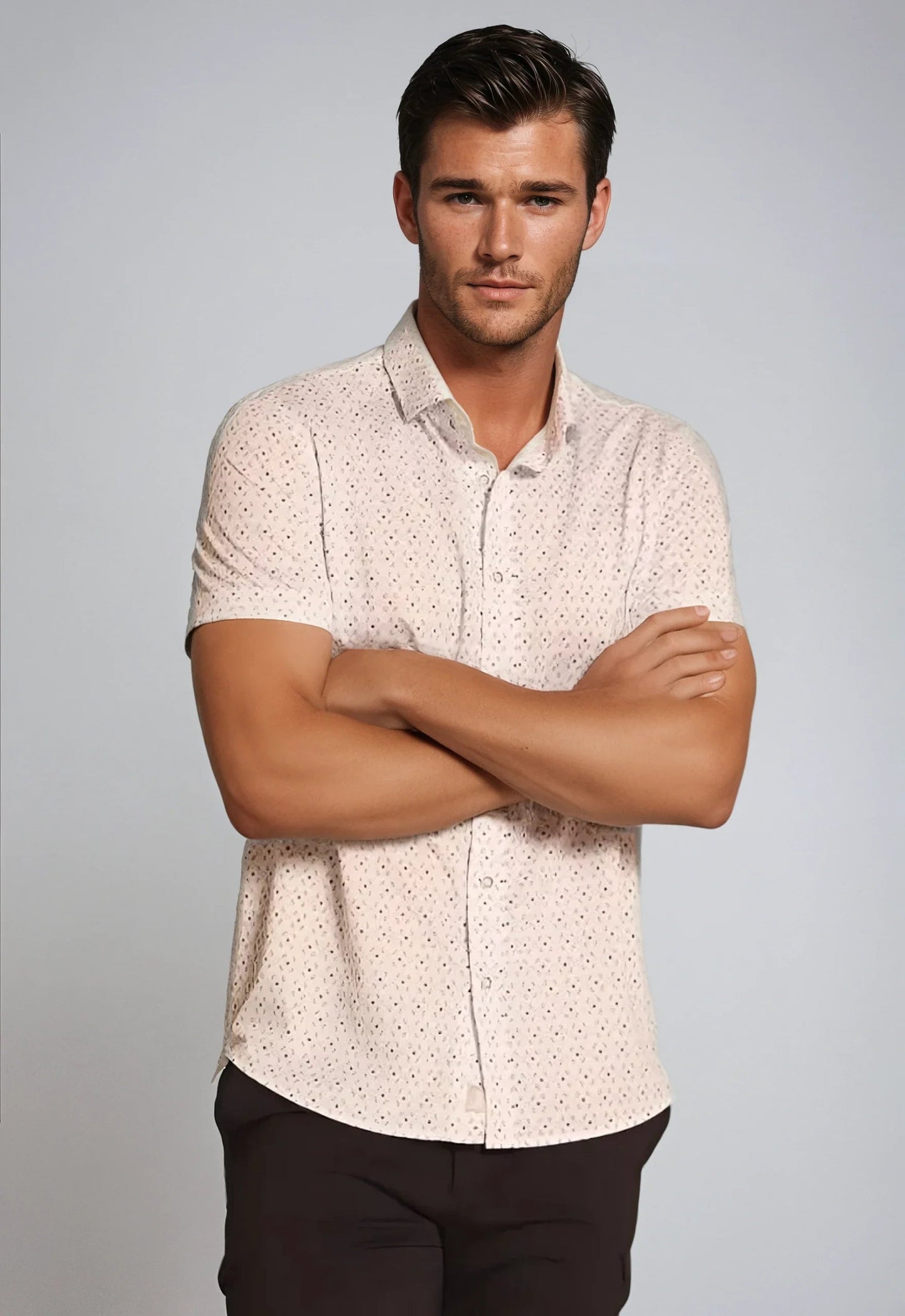 Loose Leaf Short Sleeve Tech Shirt Buki