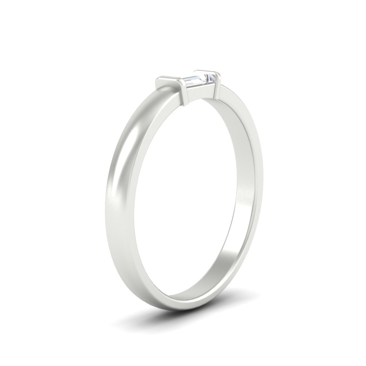 Mens Baguette Diamond Engagement Ring Fascinating Diamonds