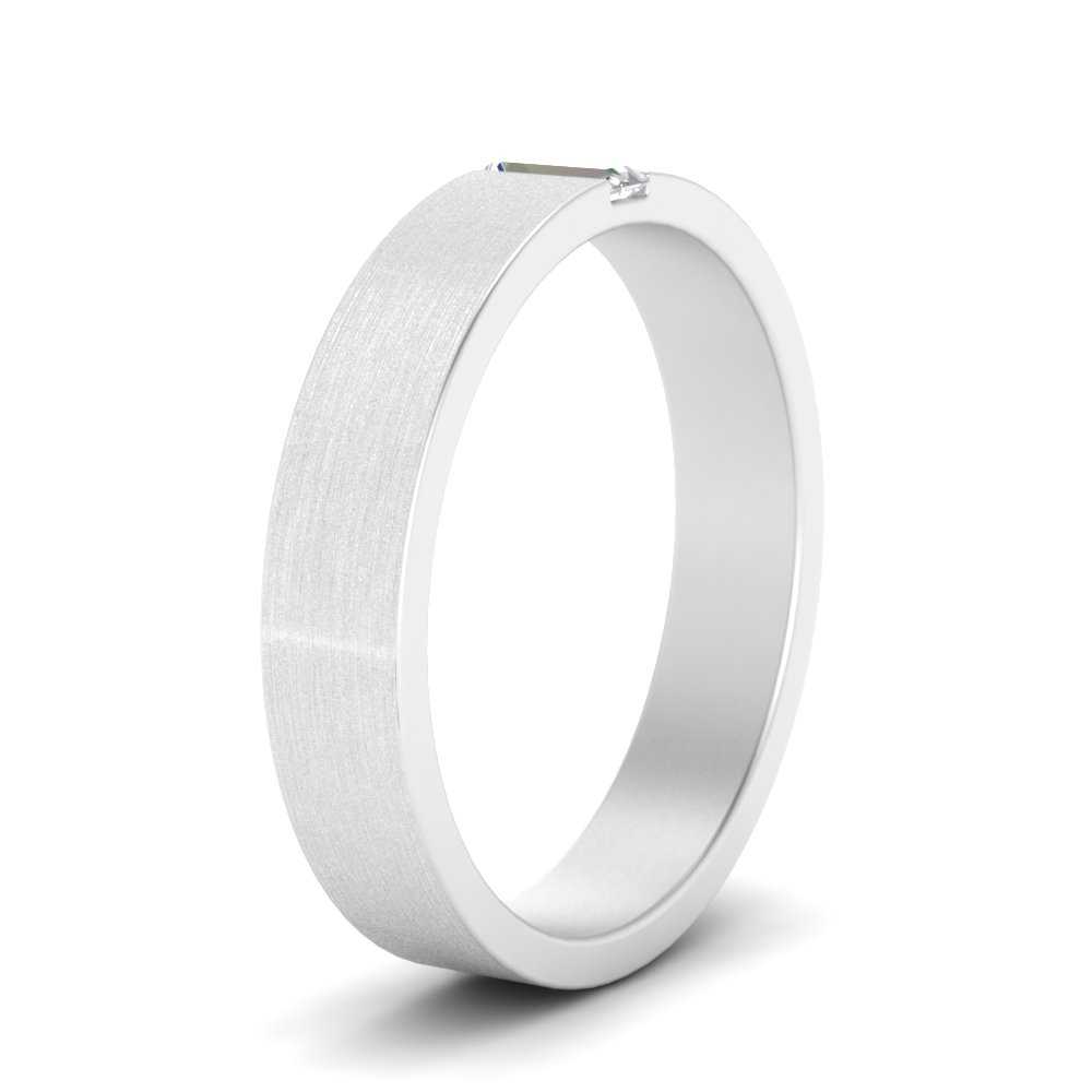Mens Baguette Diamond Wedding Ring Fascinating Diamonds