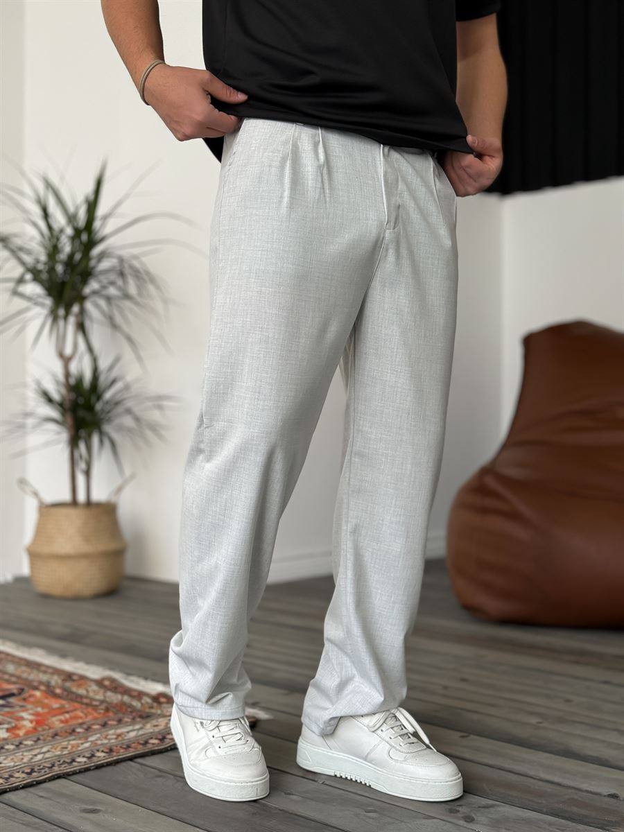 Modern Essential Men's Pleated Trousers – Tailored Comfort for Everyday Refinement Withinblack
