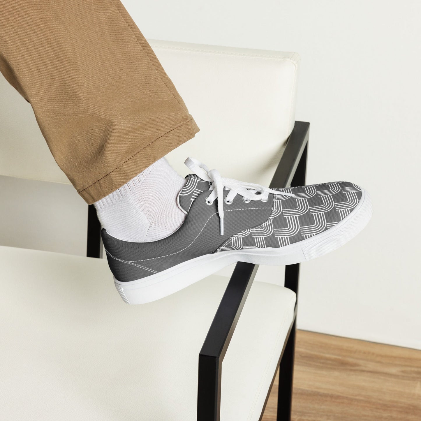 EXUBERANT - Mens Lace Up Canvas Everyday Shoes, Durale, Minimalist, Comfortable THE EXUBERANT STORE