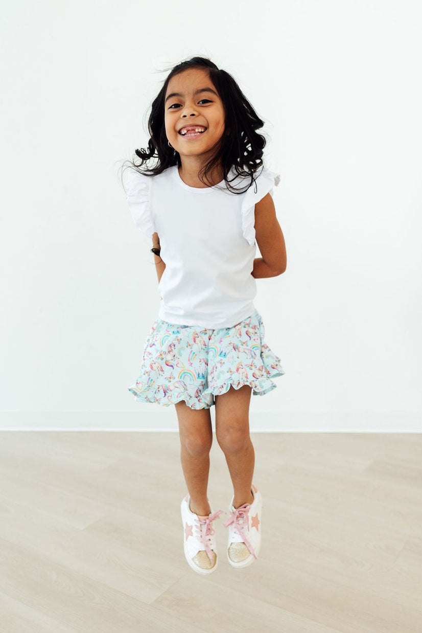 Unicorn Queen Ruffle Twirl Skort Mila & Rose ®