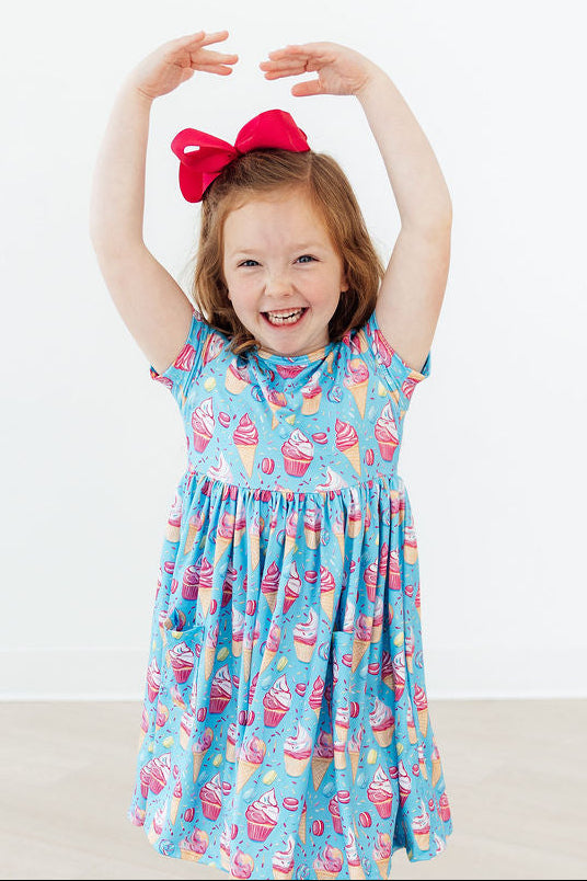 Delightful Desserts S/S Pocket Twirl Dress Mila & Rose ®