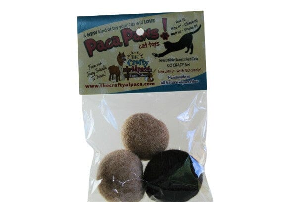PacaPaws Felted Alpaca Cat Toys Purely Alpaca