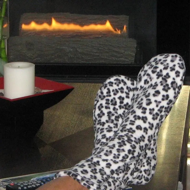 Polar Feet Fleece Socks - Snow Leopard Polar Feet® LLC