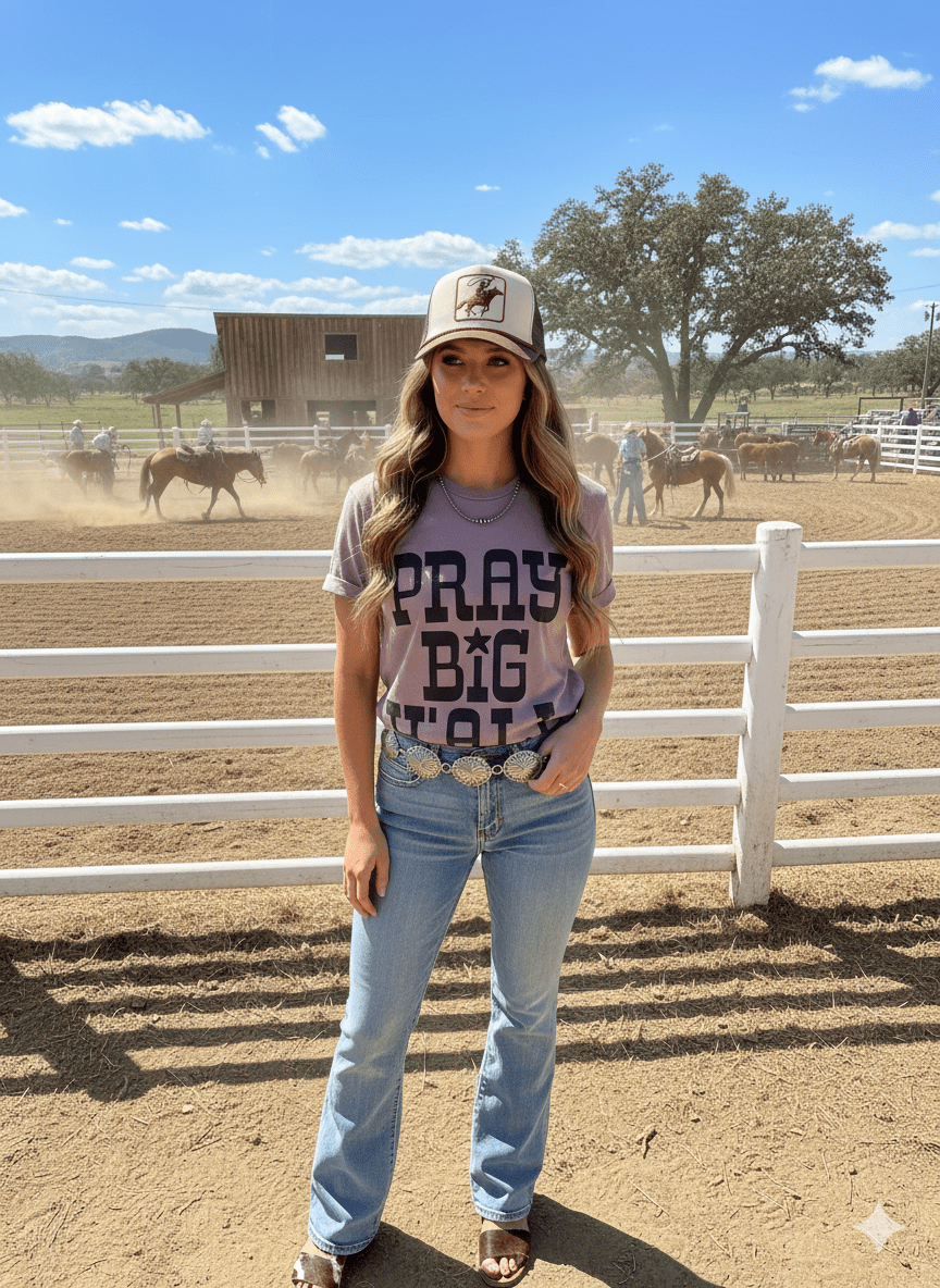 Pray Big Y'all Graphic Tee Wild Junkie
