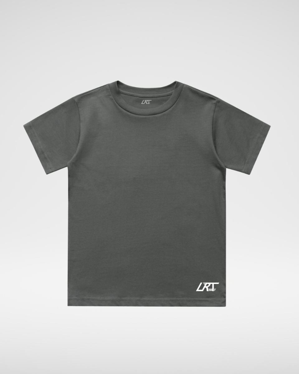 RAD ORGANICS COTTON TEE - DARK GRAY LITTLE RAD THINGS