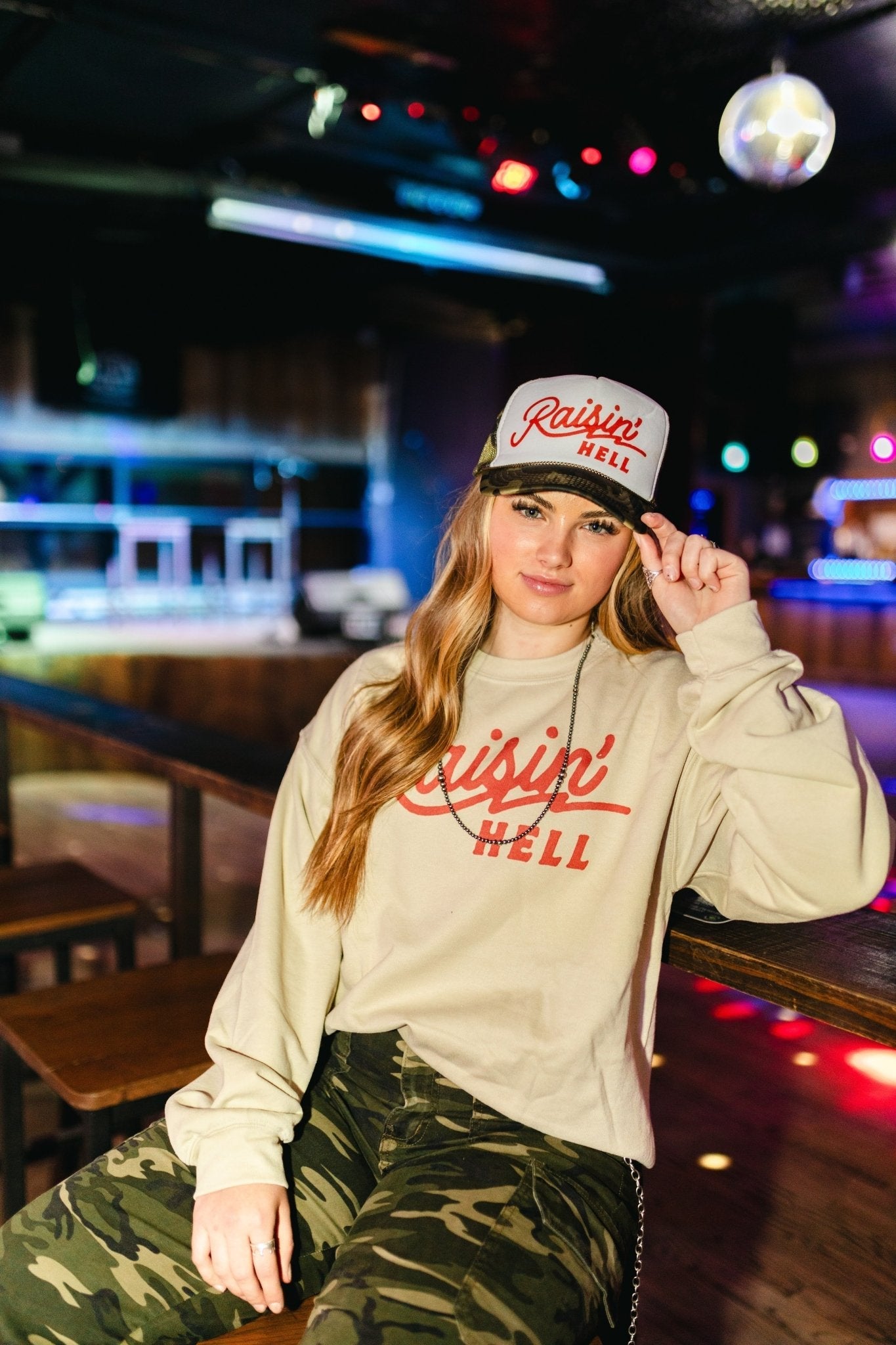 Raisin' Hell Trucker Hat Wild Junkie