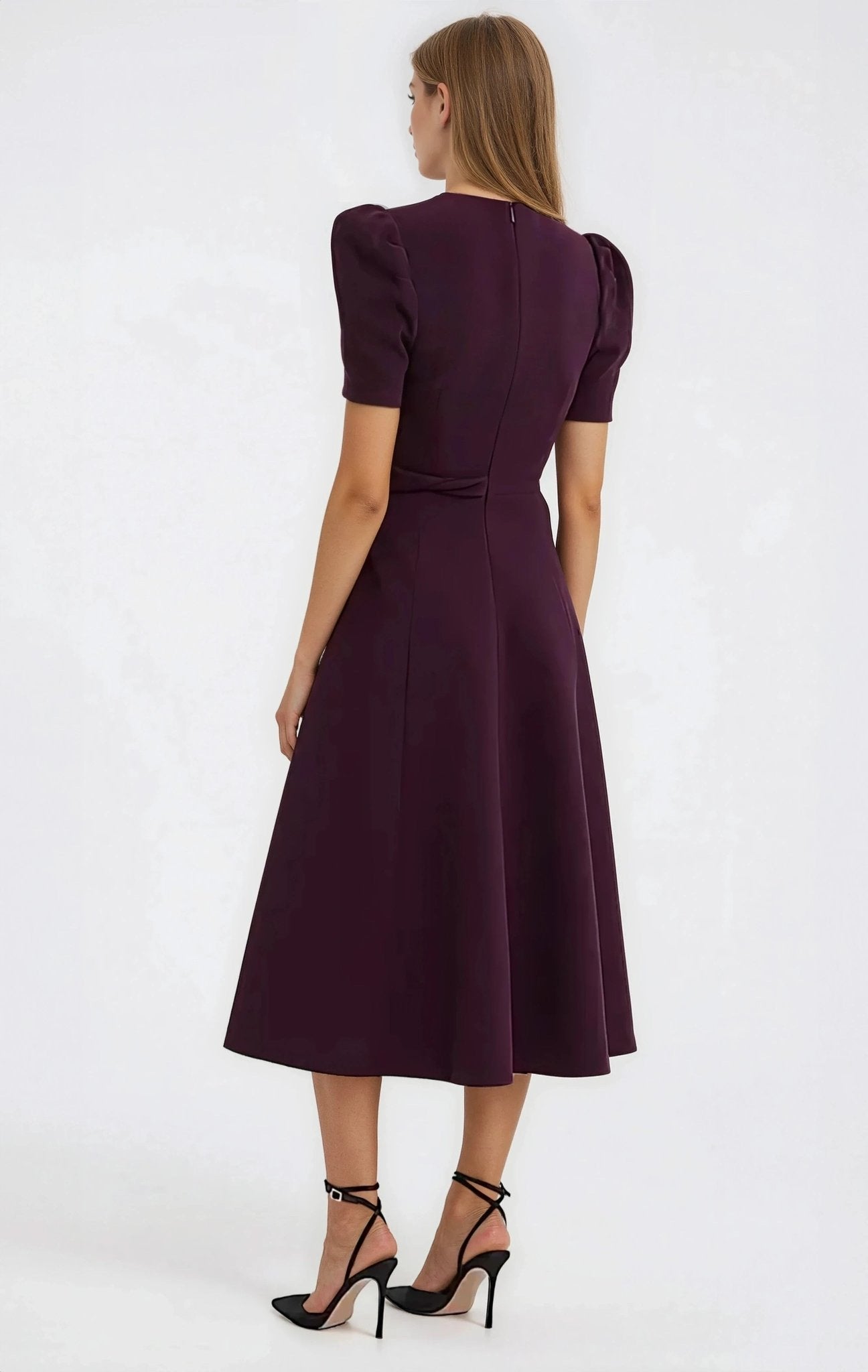 Syrah Midi Dress – Blackberry XO, Tina