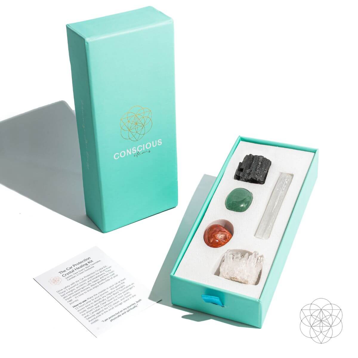 The Car Protection Crystal Kit Conscious Items