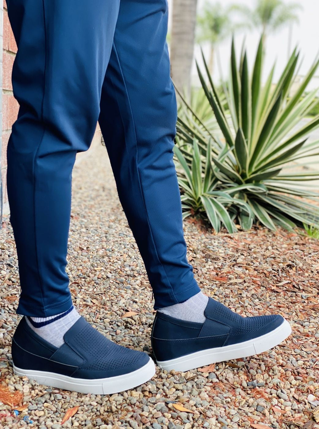 CALTO - G63892 - 3 Inches Taller (Navy) - Lightweight Tallmenshoes.com