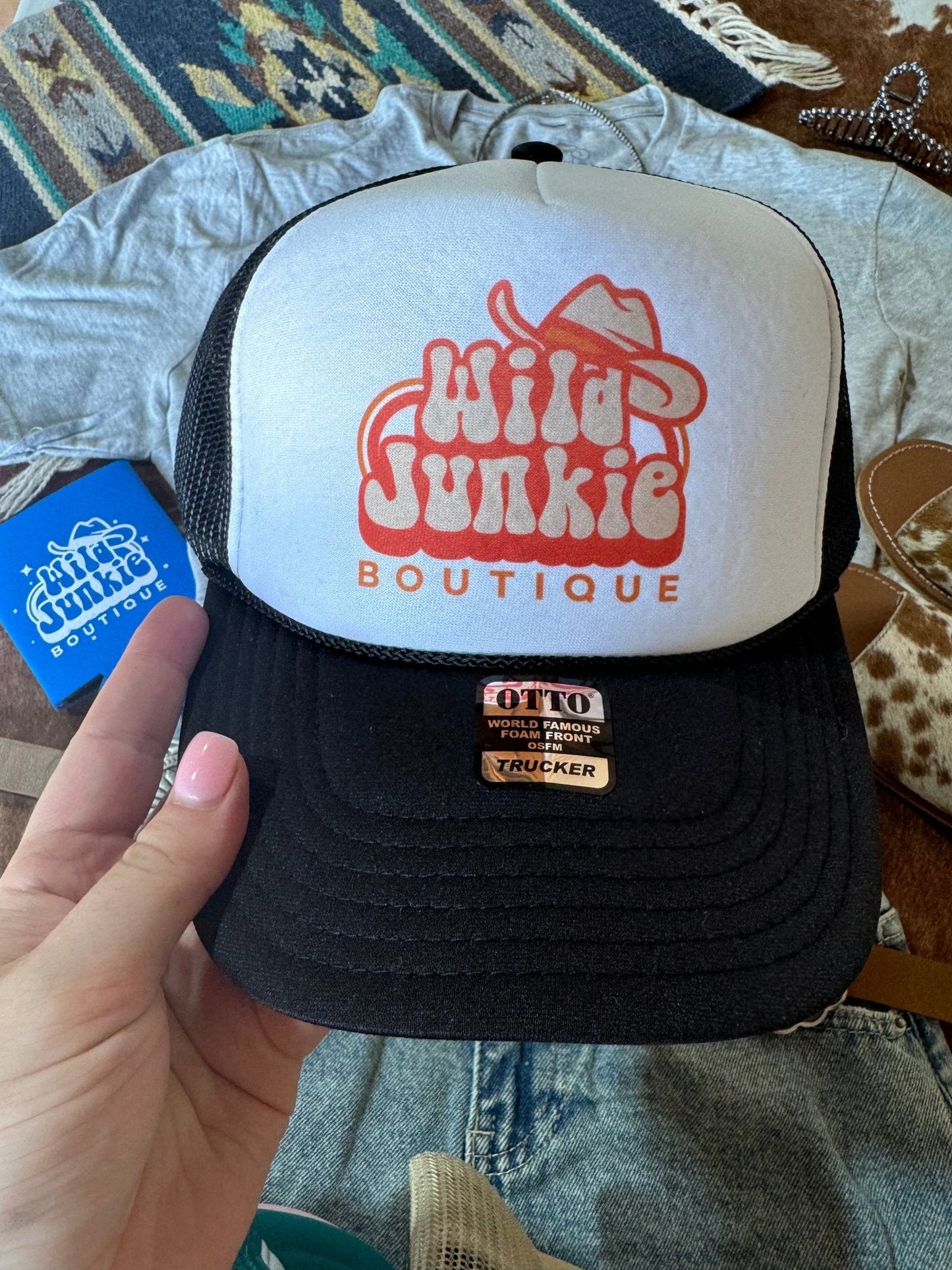 Wild Junkie Logo Trucker Hat Wild Junkie