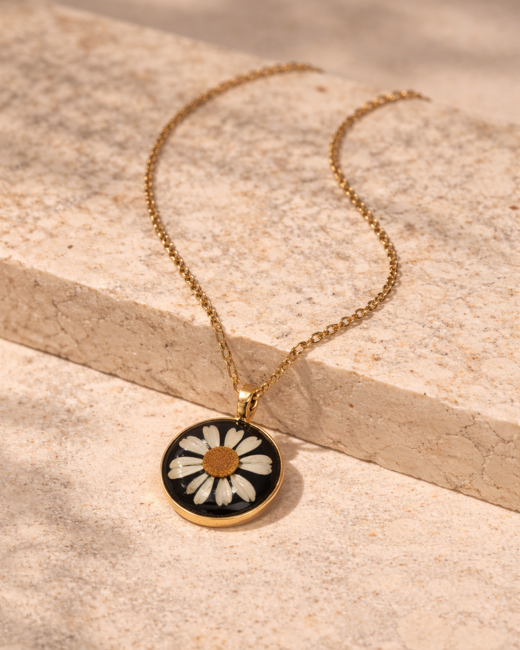 Wildflower Gold Pendant Necklace Village Thrive