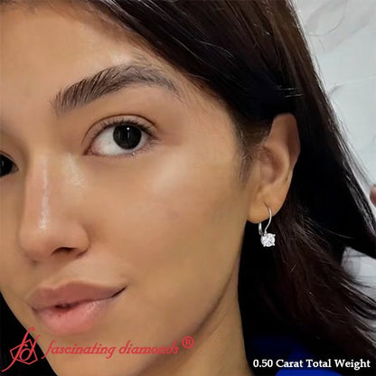 Small Round Diamond Studs Lever Back Earring Fascinating Diamonds