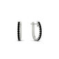 Round Cut 0.25 Ct Diamond Hoop Earrings Fascinating Diamonds