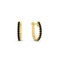 Round Cut 0.25 Ct Diamond Hoop Earrings Fascinating Diamonds