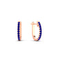 Round Cut 0.25 Ct Diamond Hoop Earrings Fascinating Diamonds