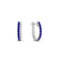 Round Cut 0.25 Ct Diamond Hoop Earrings Fascinating Diamonds